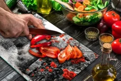 SKÄRBRÄDA I GLAS 52x40 BLOMMOR