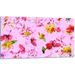 SKÄRBRÄDA I GLAS 52x30 BLOMMOR