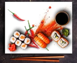 SKÄRBRÄDA I GLAS 52x40 CHILI