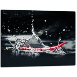 SKÄRBRÄDA I GLAS 52x40 CHILI PEPPAR