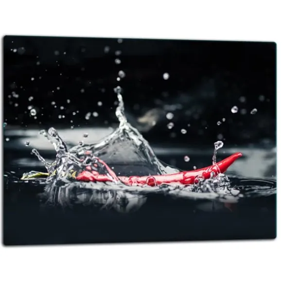 SKÄRBRÄDA I GLAS 52x40 CHILI PEPPAR