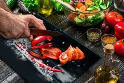 SKÄRBRÄDA I GLAS 52x40 CHILI PEPPAR