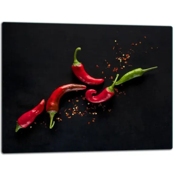 SKÄRBRÄDA I GLAS 52x40 CHILI PEPPAR