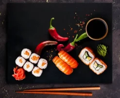 SKÄRBRÄDA I GLAS 52x40 CHILI PEPPAR