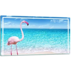 SKÄRBRÄDA I GLAS 52x30 FLAMINGO