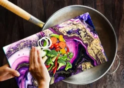 SKÄRBRÄDA I GLAS 52x30 FÄRG