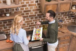 SKÄRBRÄDA I GLAS 52x30 FRUKT