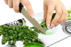 SKÄRBRÄDA I GLAS 52x30 FRUKT