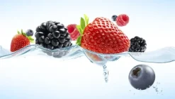 SKÄRBRÄDA I GLAS 52x30 FRUKT