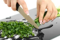 SKÄRBRÄDA I GLAS 52x40 ISSVART