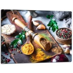 SKÄRBRÄDA I GLAS 52x40 KRYDDOR