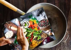 SKÄRBRÄDA I GLAS 52x40 KRYDDOR