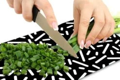 SKÄRBRÄDA I GLAS 52x30 MÖNSTER