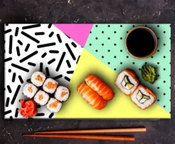 SKÄRBRÄDA I GLAS 52x30 MÖNSTER