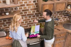 SKÄRBRÄDA I GLAS 52x30 MÖNSTER