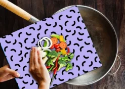 SKÄRBRÄDA I GLAS 52x40 MÖNSTER