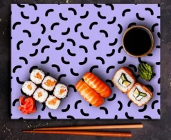 SKÄRBRÄDA I GLAS 52x40 MÖNSTER