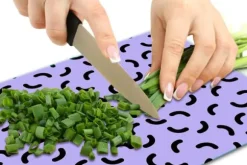 SKÄRBRÄDA I GLAS 52x40 MÖNSTER