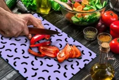 SKÄRBRÄDA I GLAS 52x40 MÖNSTER