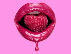 SKÄRBRÄDA I GLAS 52x40 MUNFRUKTER