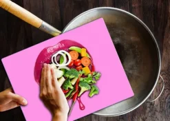 SKÄRBRÄDA I GLAS 52x40 MUNFRUKTER