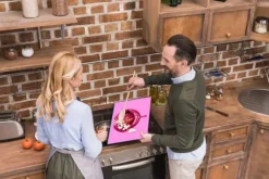 SKÄRBRÄDA I GLAS 52x40 MUNFRUKTER