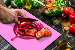 SKÄRBRÄDA I GLAS 52x40 MUNFRUKTER