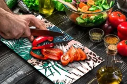 SKÄRBRÄDA I GLAS 52x30 NATUR