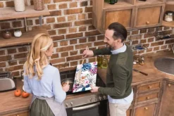 SKÄRBRÄDA I GLAS 52x30 NATUR