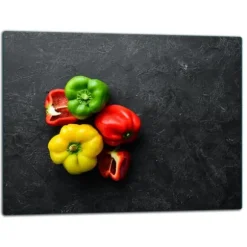 SKÄRBRÄDA I GLAS 52x40 PAPRIKA