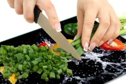 SKÄRBRÄDA I GLAS 52x40 PAPRIKA