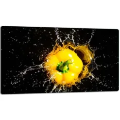 SKÄRBRÄDA I GLAS 52x30 PAPRIKA