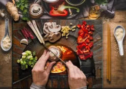 SKÄRBRÄDA I GLAS 52x40 PIZZA