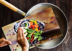 SKÄRBRÄDA I GLAS 52x30 SALT