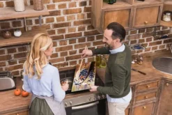 SKÄRBRÄDA I GLAS 52x30 SALT