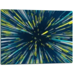 SKÄRBRÄDA I GLAS 52x40 STJÄRNOR