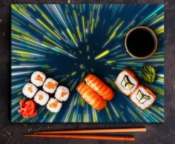 SKÄRBRÄDA I GLAS 52x40 STJÄRNOR