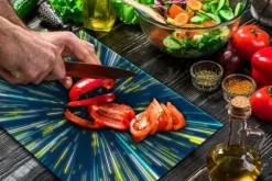 SKÄRBRÄDA I GLAS 52x40 STJÄRNOR