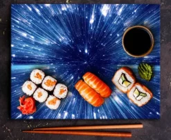 SKÄRBRÄDA I GLAS 52x40 STJÄRNOR