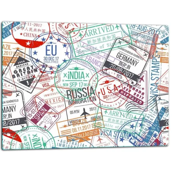 SKÄRBRÄDA I GLAS 52x40 TAPET