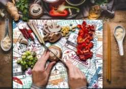 SKÄRBRÄDA I GLAS 52x40 TAPET