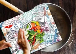 SKÄRBRÄDA I GLAS 52x40 TAPET