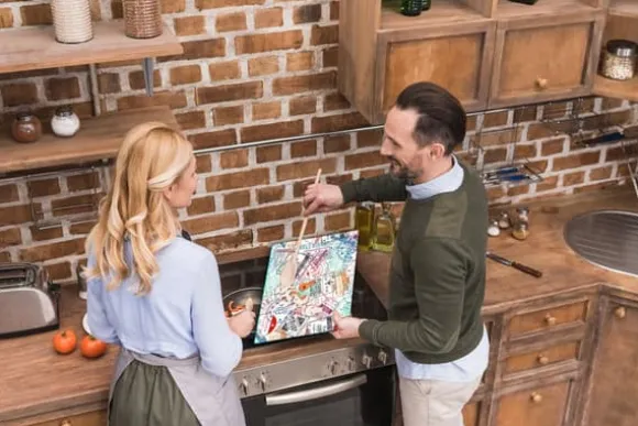 SKÄRBRÄDA I GLAS 52x40 TAPET