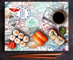 SKÄRBRÄDA I GLAS 52x40 TAPET