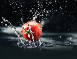 SKÄRBRÄDA I GLAS 52x40 TOMAT