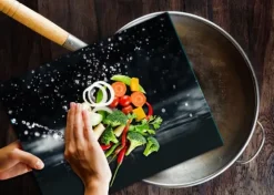 SKÄRBRÄDA I GLAS 52x40 TOMAT