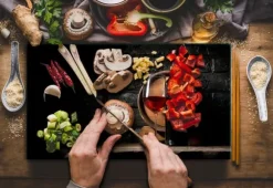 SKÄRBRÄDA I GLAS 52x30 VIN