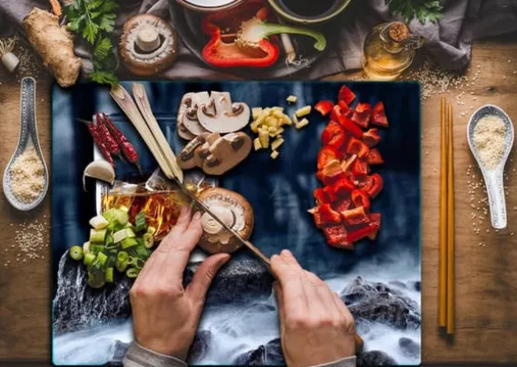 SKÄRBRÄDA I GLAS 52x40 WHISKY