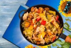 SKÄRBRÄDA I GLAS 2x 30x52 SOLROSOR