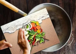 SKÄRBRÄDA I GLASPLATTA 52x40 BEACH